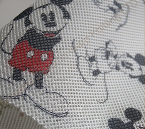 Printed air mesh fabric