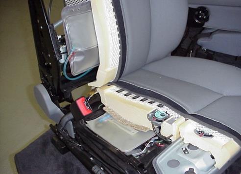 3d mesh fabric usd in car seat